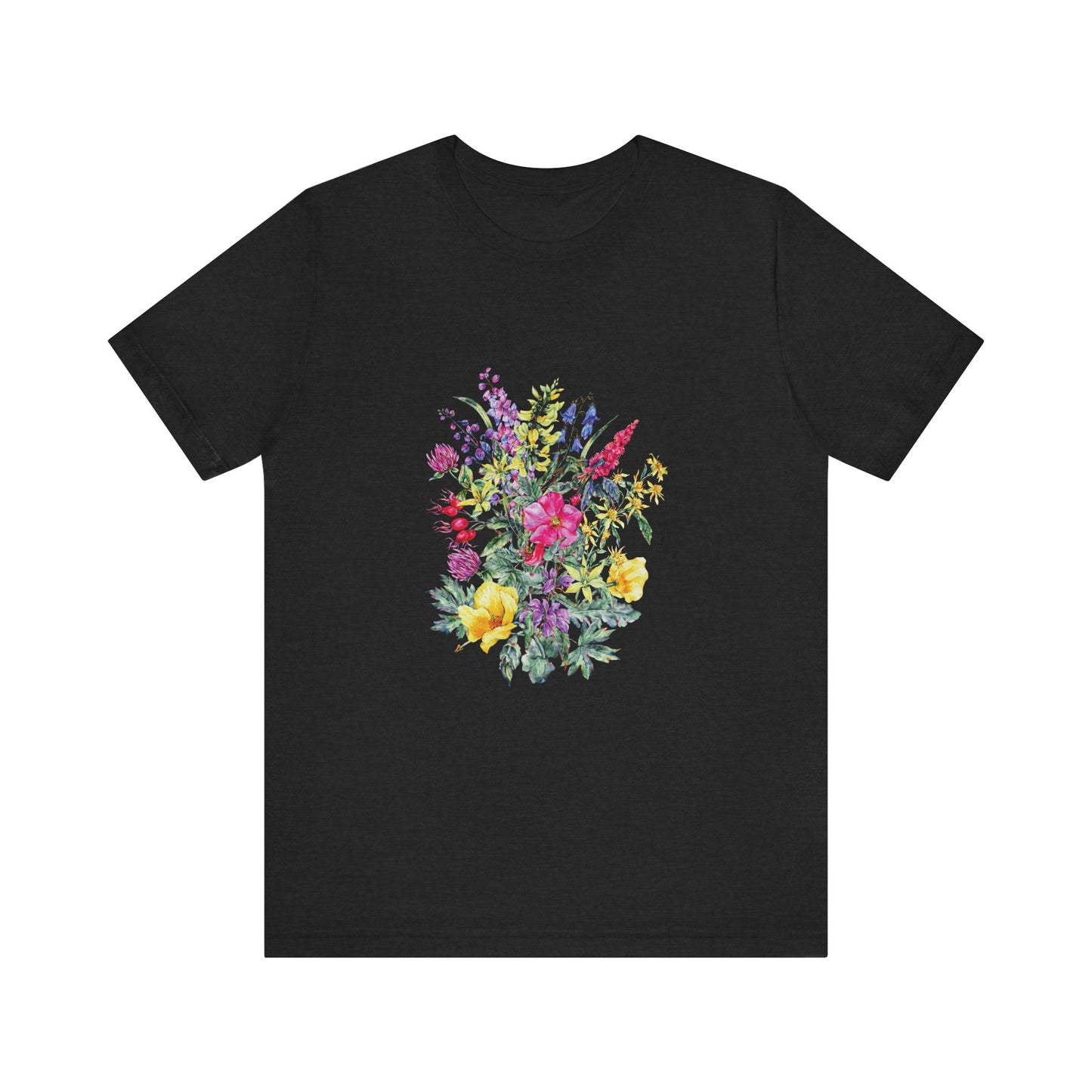 Wildflowers Shirt, Spring flowers shirt, Wildflower Tshirt, Floral Tshirt, Ladies Shirts, Garden Lover Shirt, Nature Lover Shirt