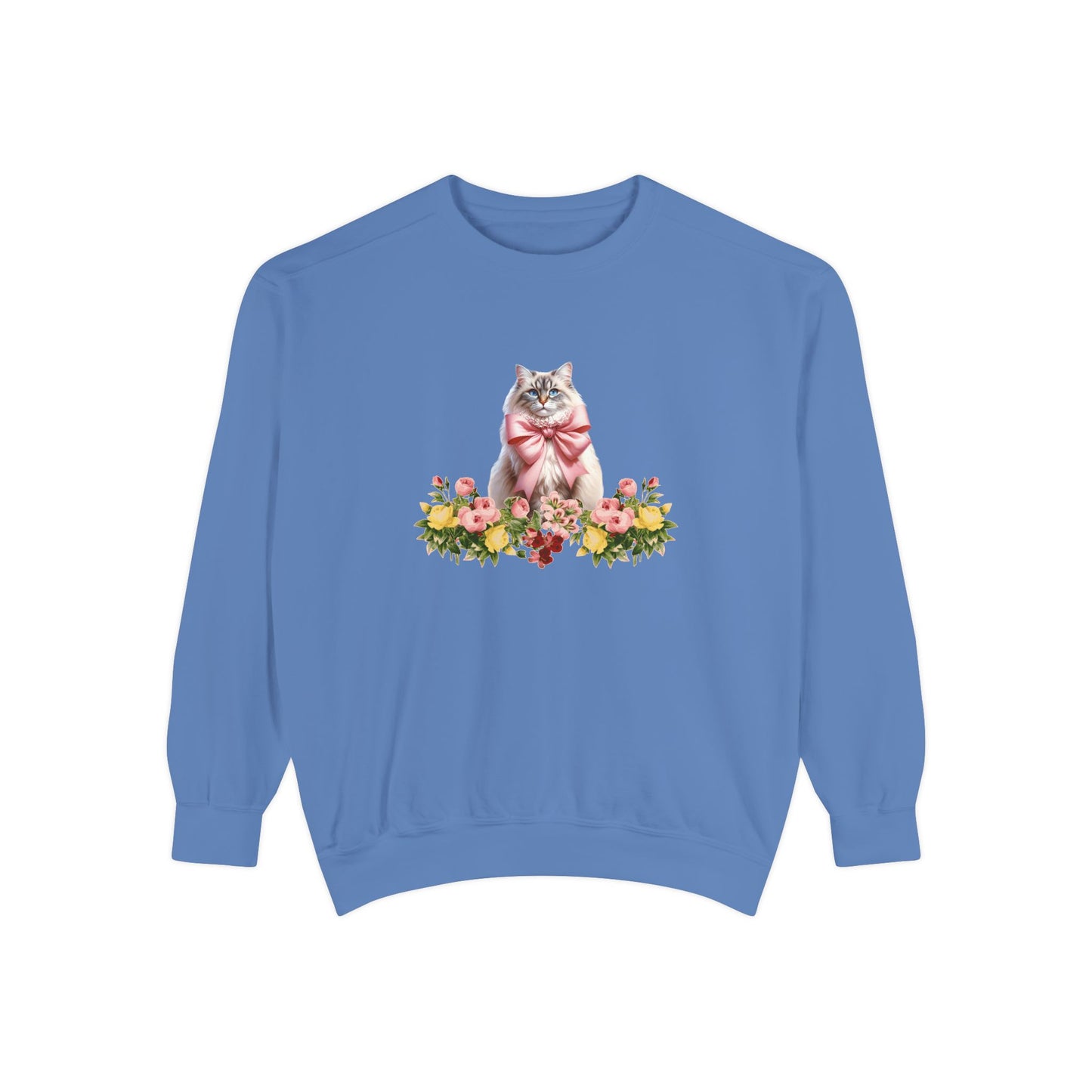 Cat Sweatshirt Coquette Sweatshirt Trendy Crewneck Aesthetic Sweatshirt Cute Sweatshirt Gift For Her Comfort Colors Sweatshirt