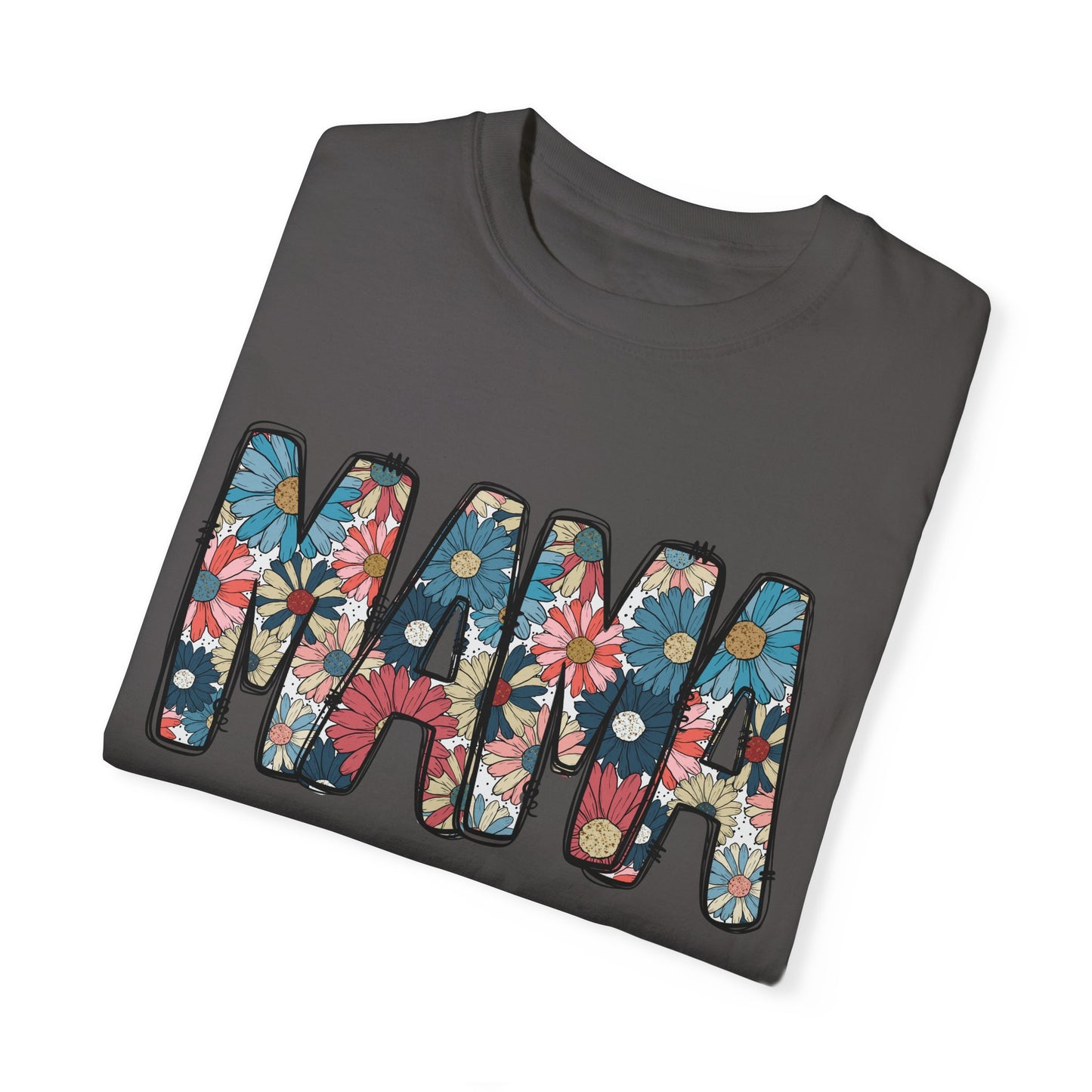 Retro Floral Mama TShirt, Retro Daisy Tee, Mothers day shirt