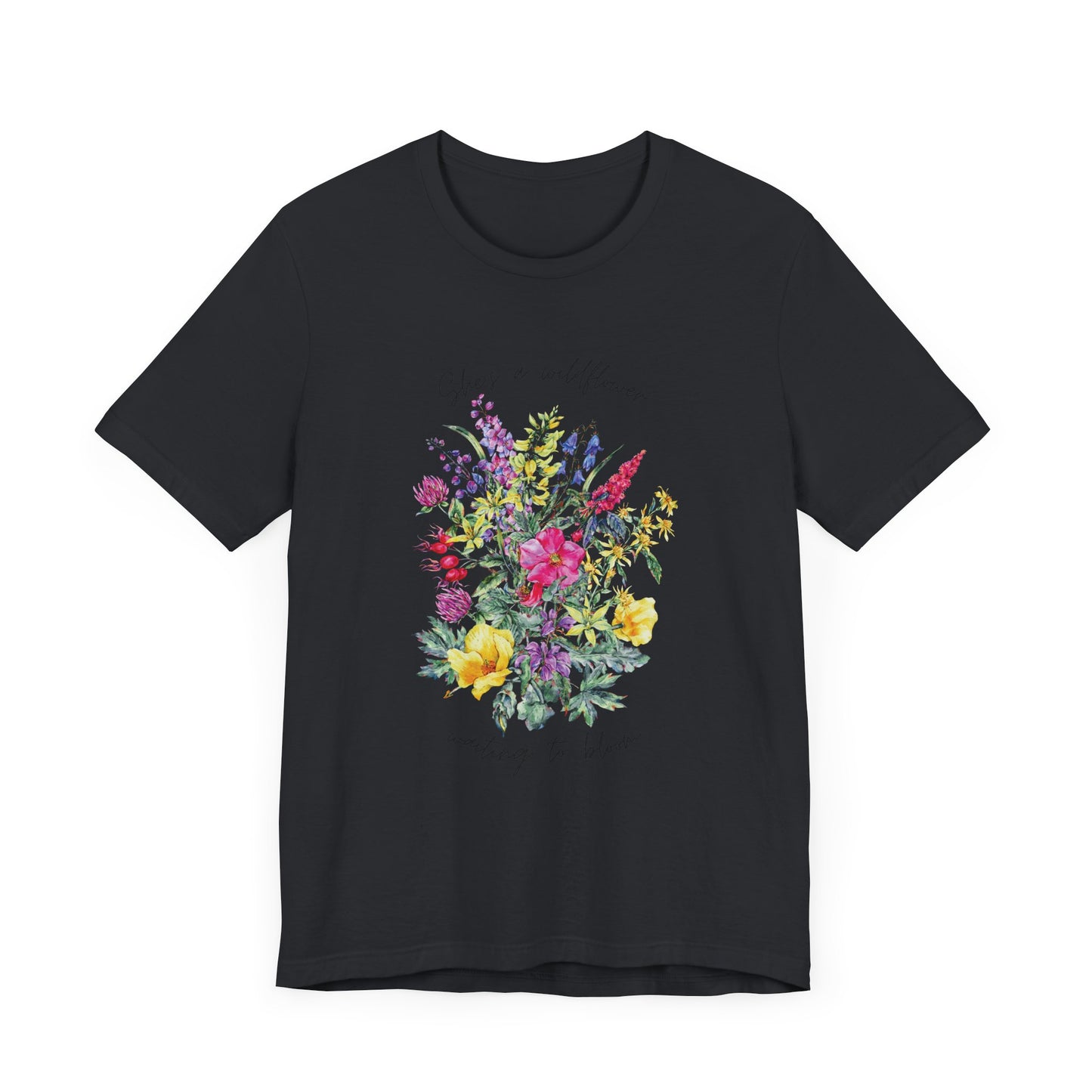 Wildflowers Shirt, Spring flowers shirt, Wildflower Tshirt, Floral Tshirt, Ladies Shirts, Garden Lover Shirt, Nature Lover Shirt