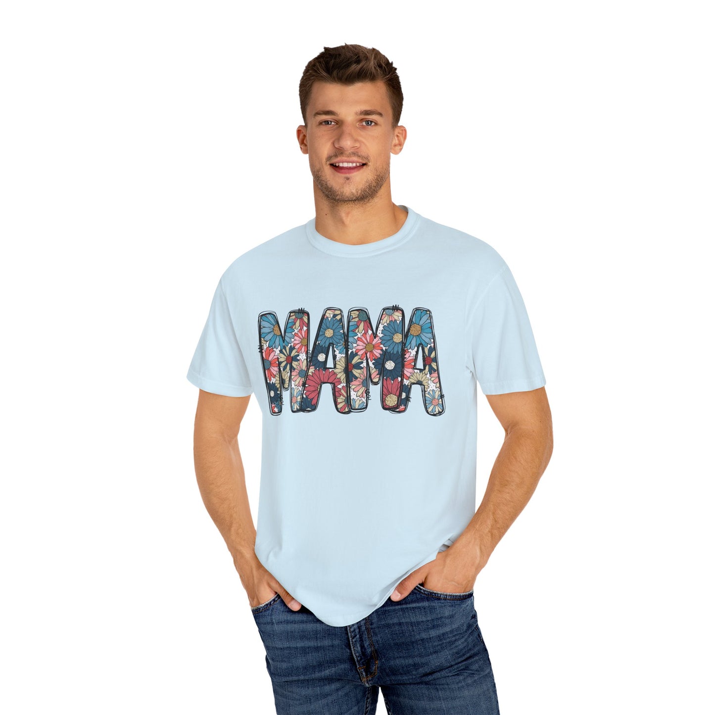 Retro Floral Mama TShirt, Retro Daisy Tee, Mothers day shirt