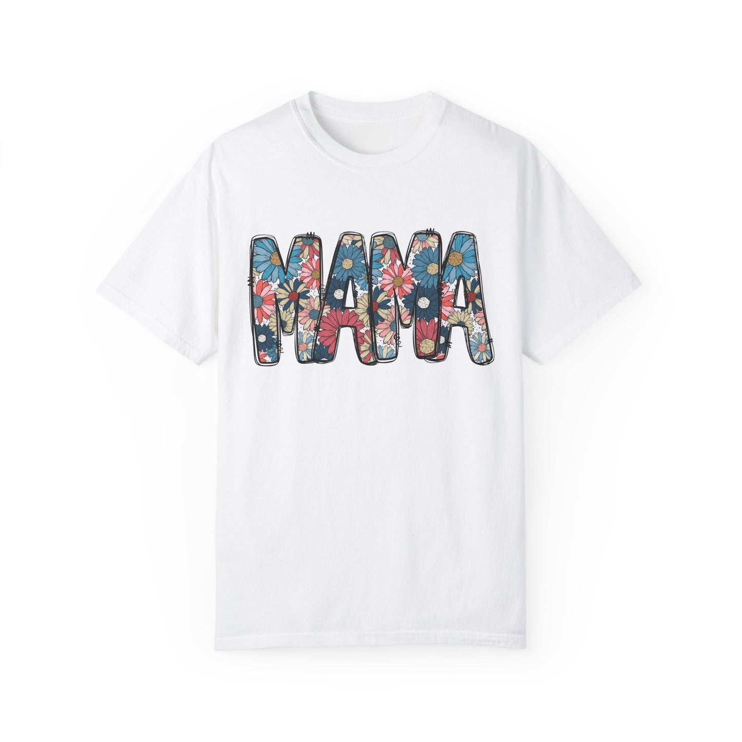 Retro Floral Mama TShirt, Retro Daisy Tee, Mothers day shirt