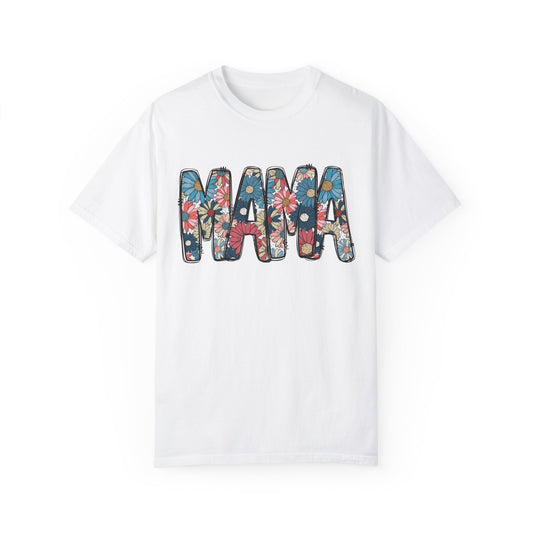 Retro Floral Mama TShirt, Retro Daisy Tee, Mothers day shirt