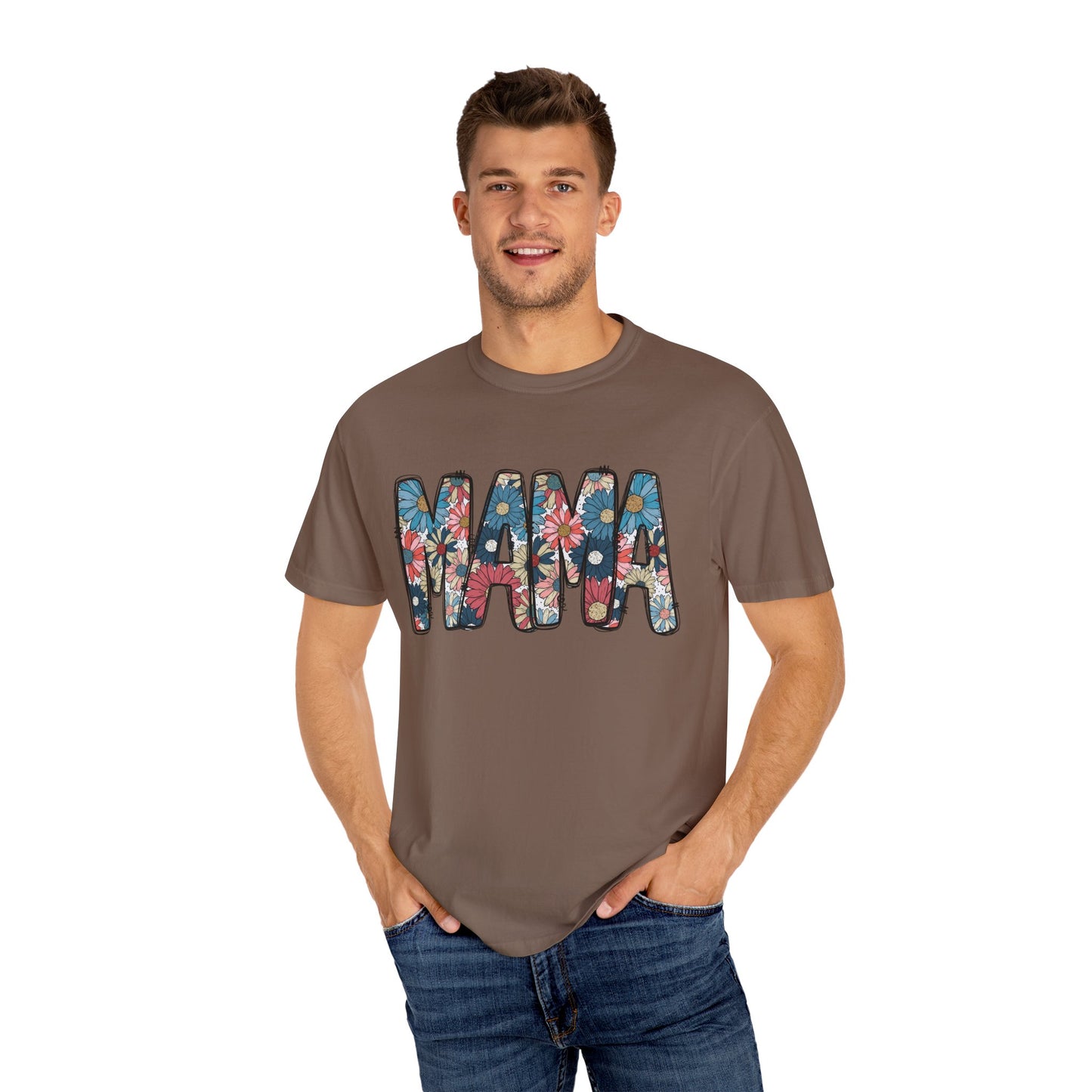 Retro Floral Mama TShirt, Retro Daisy Tee, Mothers day shirt