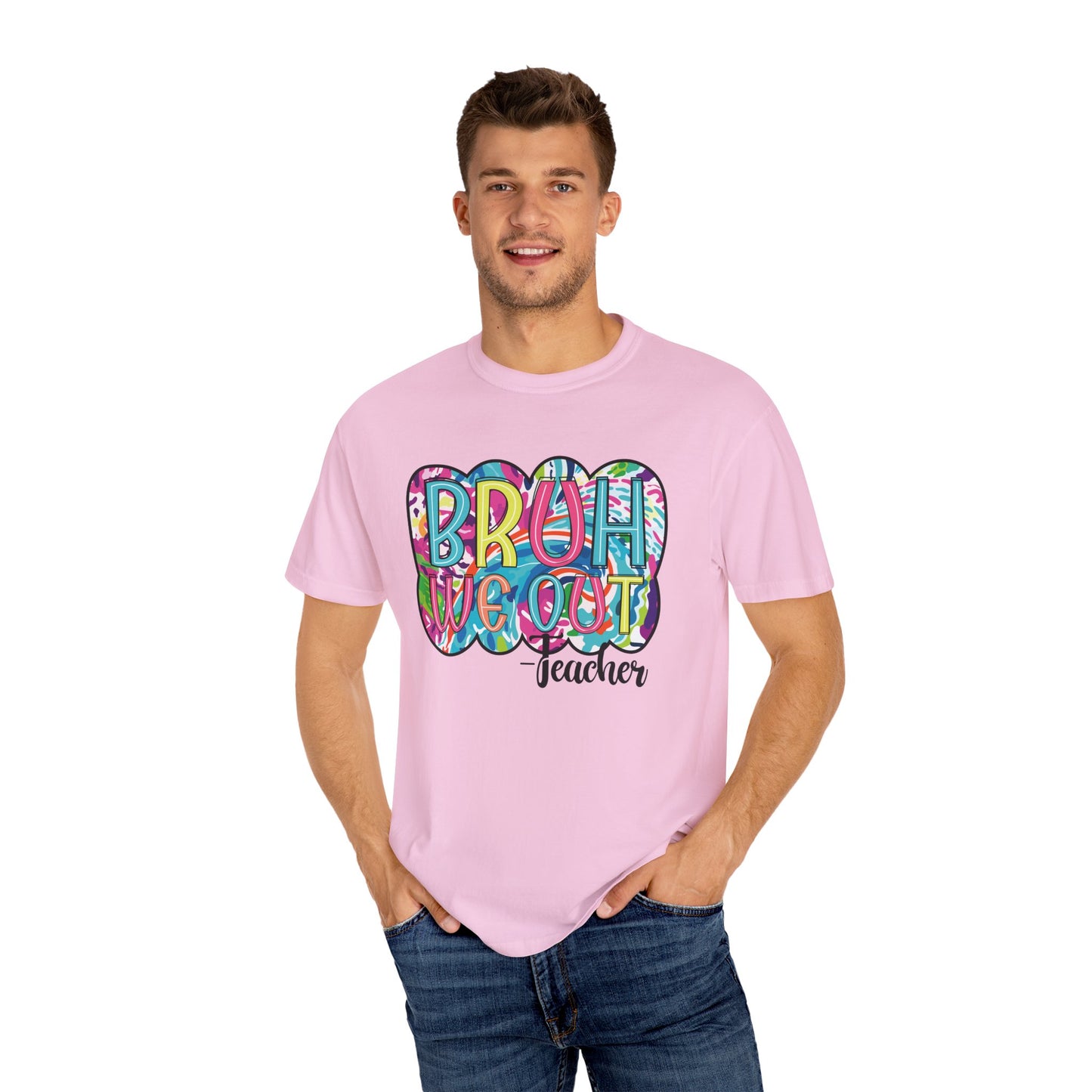Bruh We Out Teacher shirt, summertime shirt, vacation shirt, party tee, trendy tee, sophisticated tee, Teacher tee