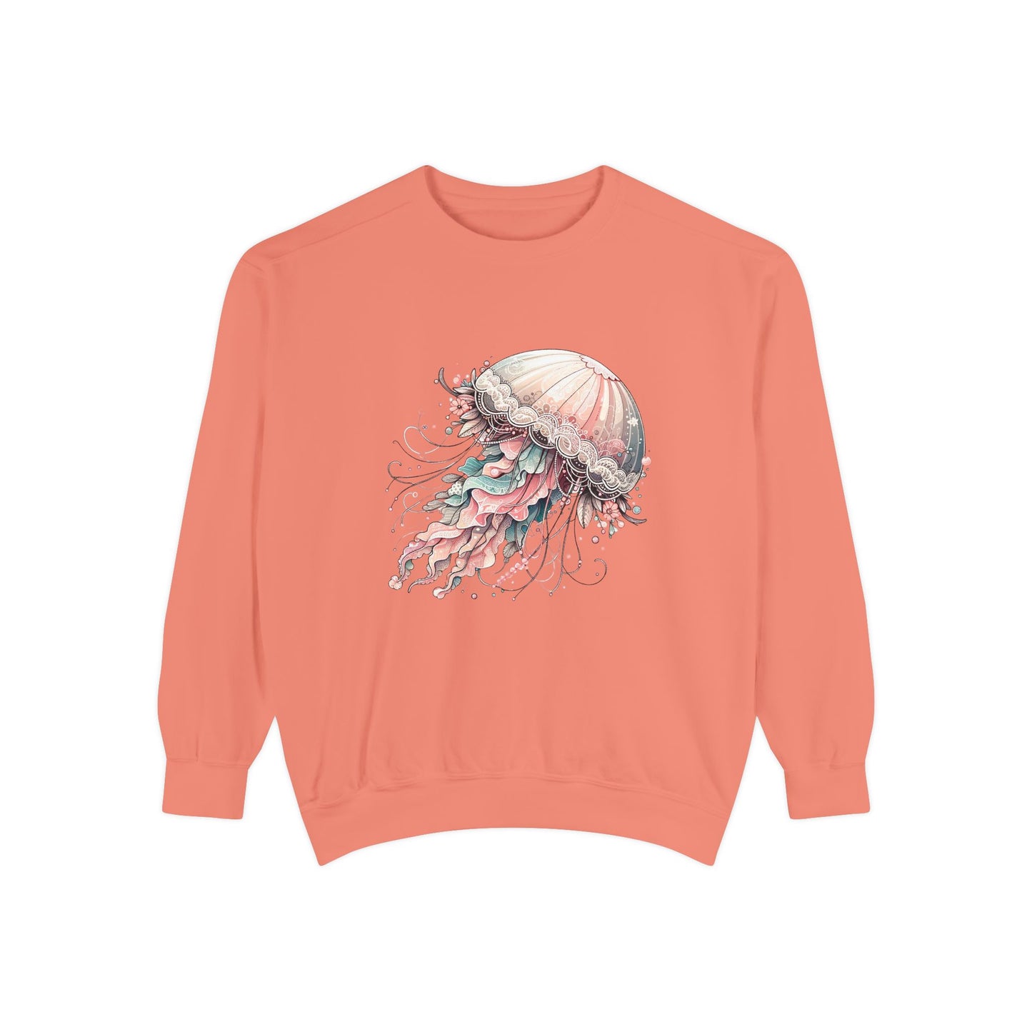 Jellyfish Dreams Sweatshirt Coquette Sweatshirt Trendy Crewneck Aesthetic Sweatshirt Cute Sweatshirt Gift For Her Comfort Colors Sweatshirt