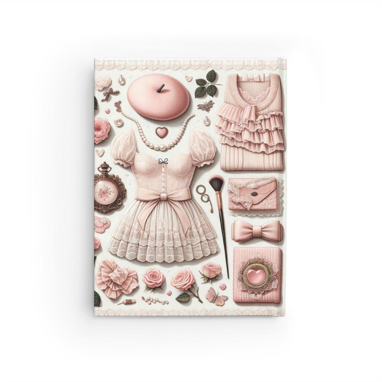 Coquette Aesthetic Journal, Hardcover Diary, Teen Gift, Gift for her