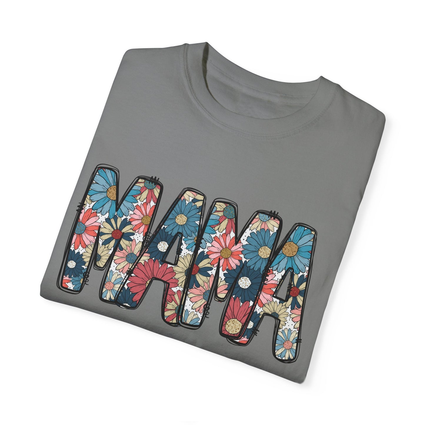 Retro Floral Mama TShirt, Retro Daisy Tee, Mothers day shirt