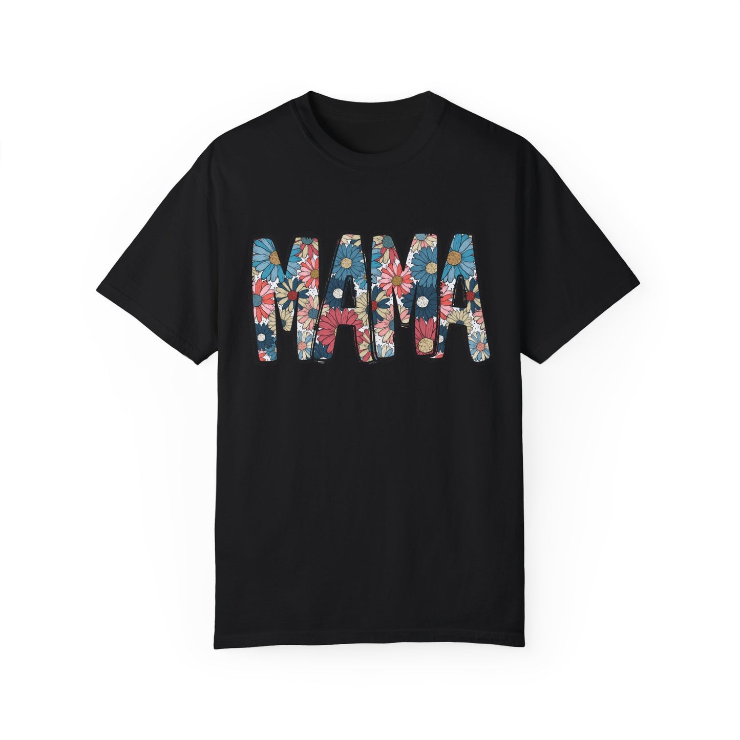 Retro Floral Mama TShirt, Retro Daisy Tee, Mothers day shirt