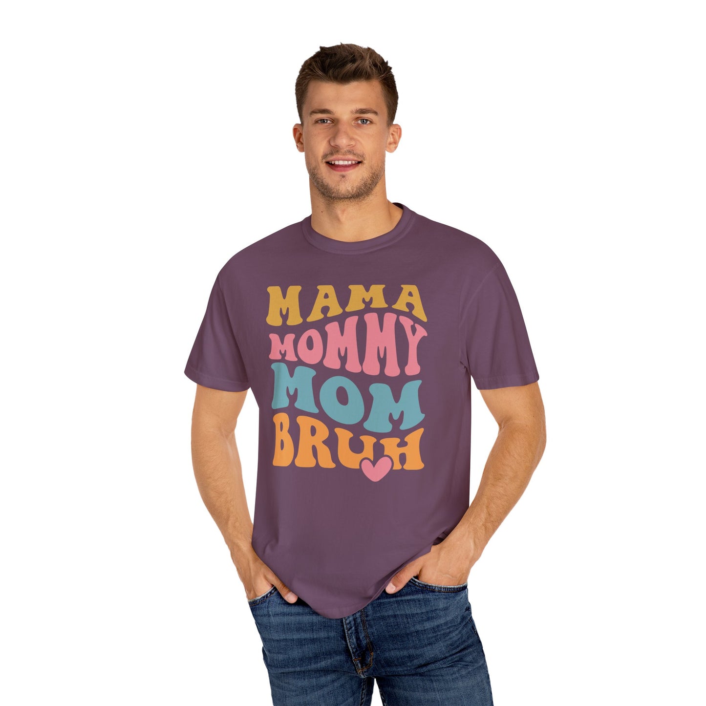Mama Mommy Mom Bruh TShirt, Retro Font Tee, Mothers day shirt