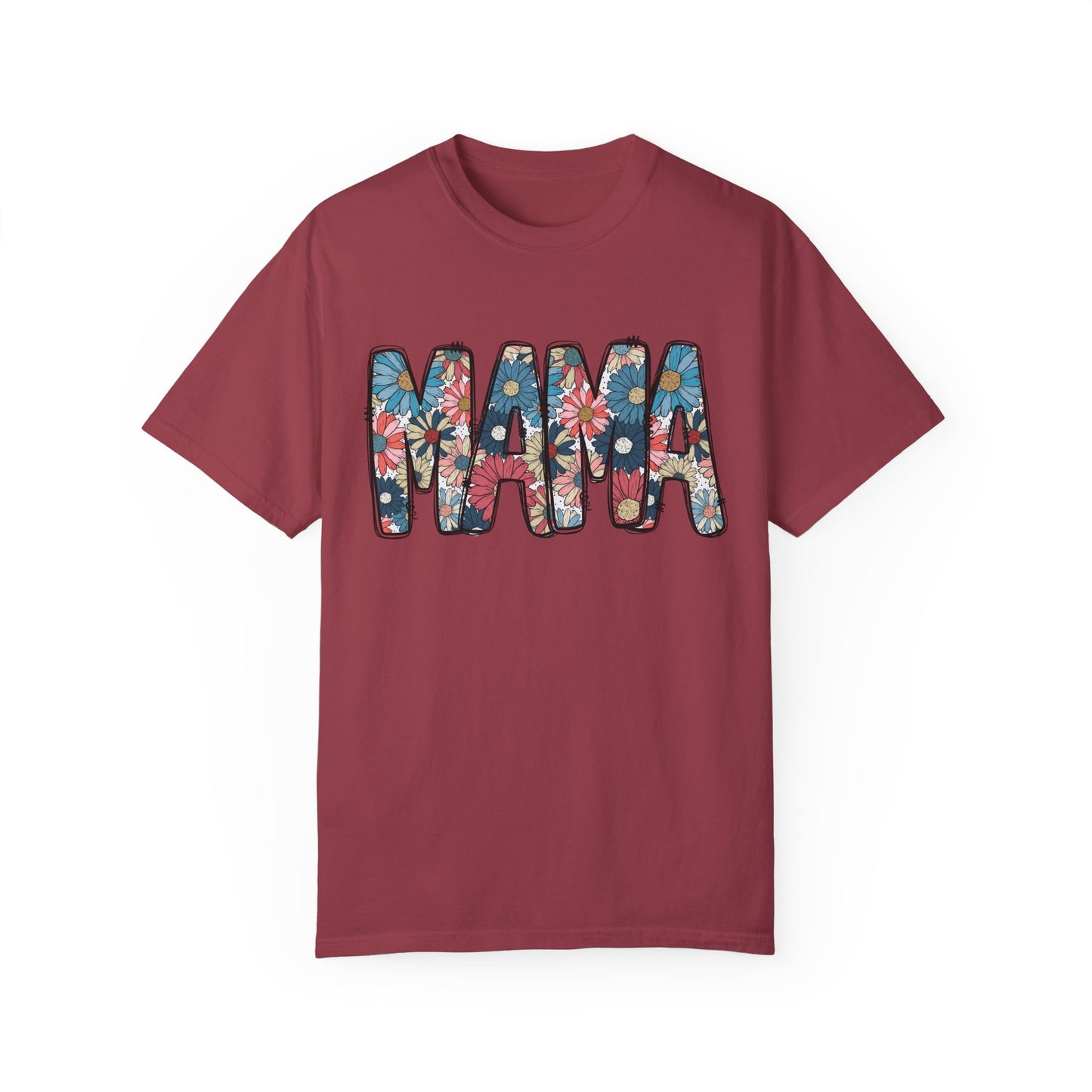 Retro Floral Mama TShirt, Retro Daisy Tee, Mothers day shirt