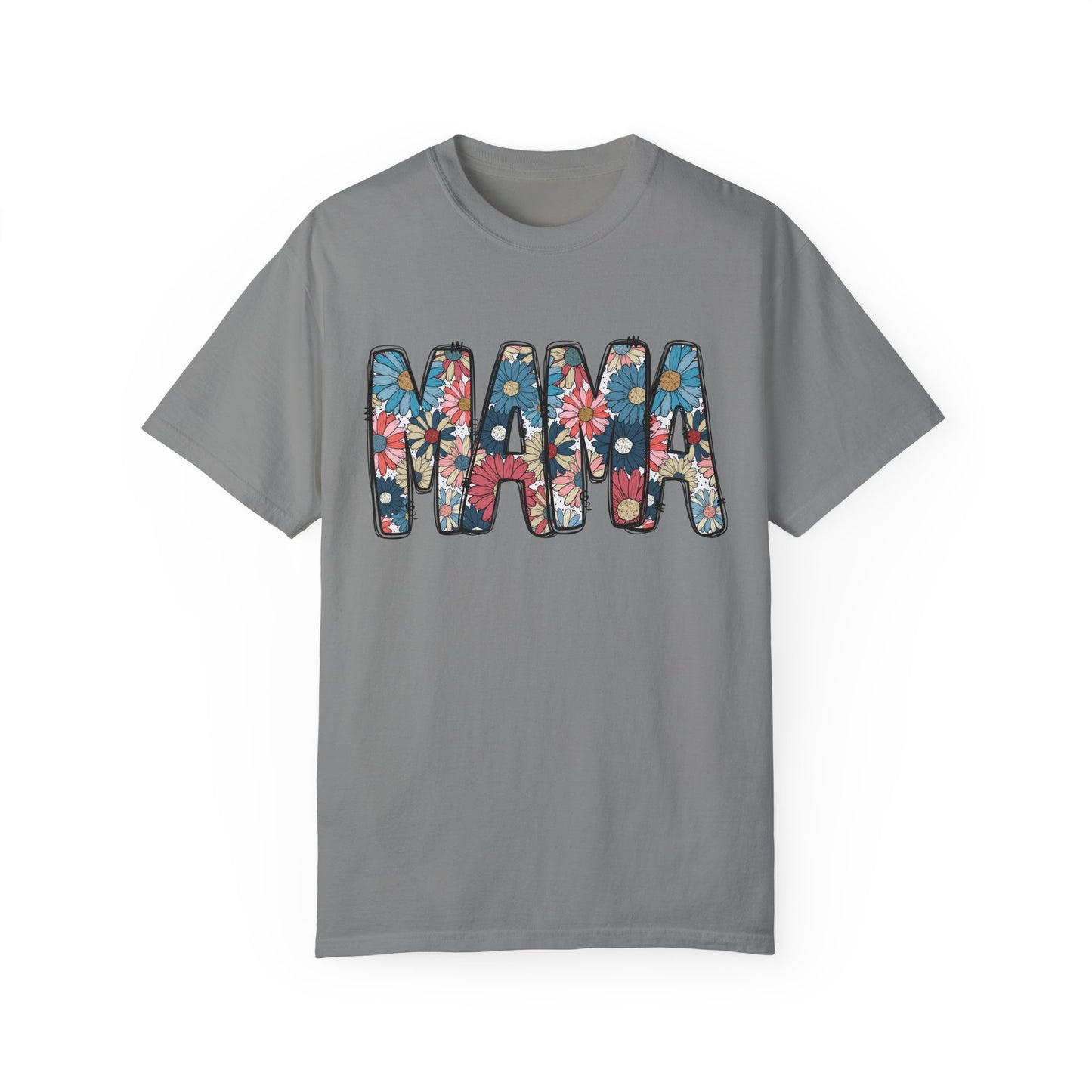 Retro Floral Mama TShirt, Retro Daisy Tee, Mothers day shirt