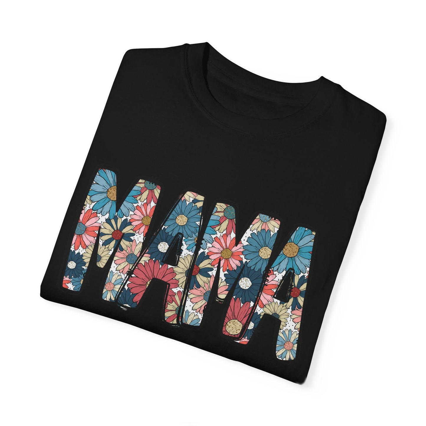 Retro Floral Mama TShirt, Retro Daisy Tee, Mothers day shirt