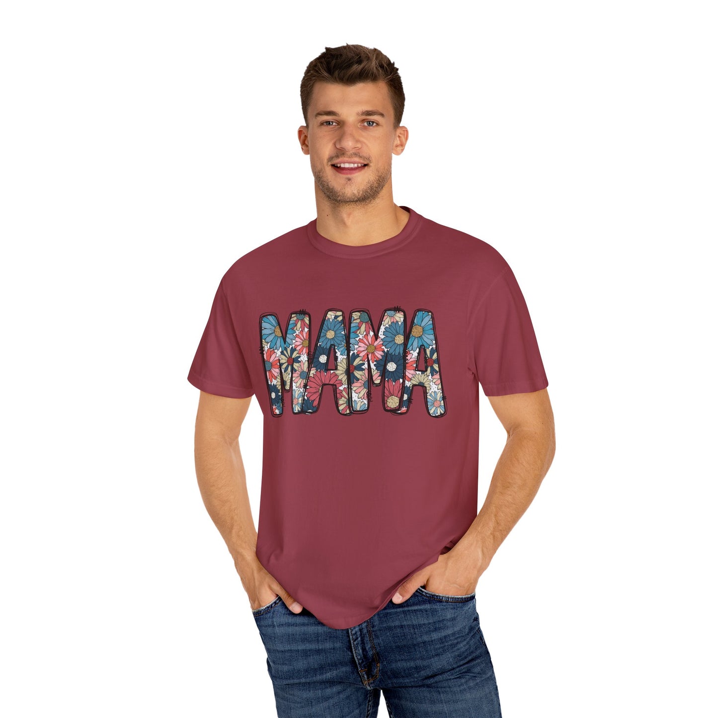 Retro Floral Mama TShirt, Retro Daisy Tee, Mothers day shirt