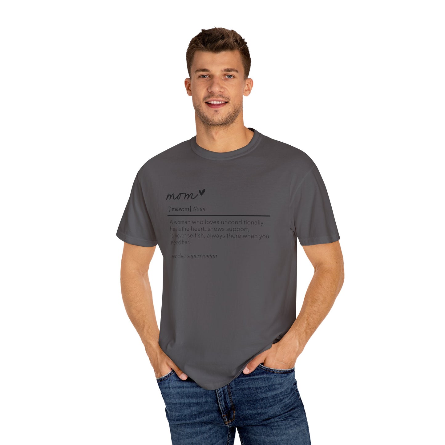Definition of Mom shirt, summertime shirt, trendy tee, sophisticated tee, Mother's Day shirt