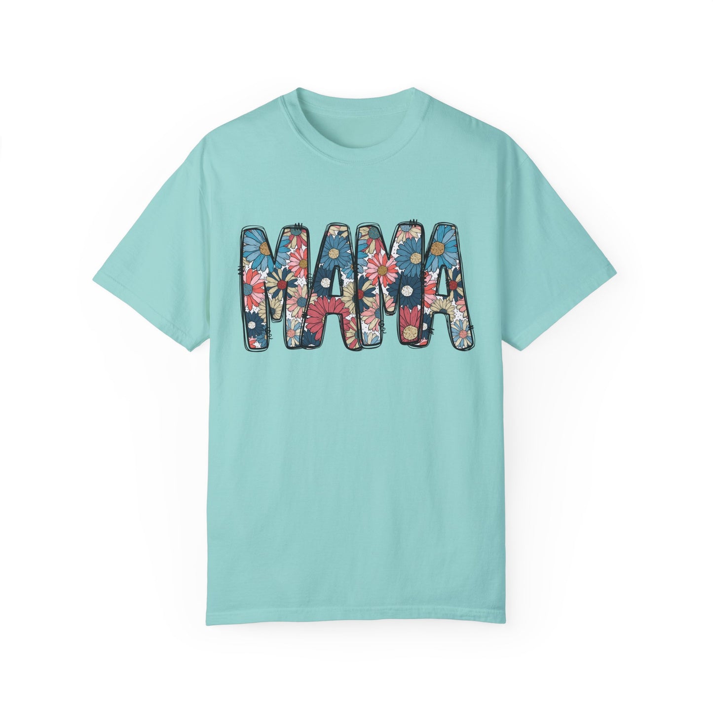 Retro Floral Mama TShirt, Retro Daisy Tee, Mothers day shirt
