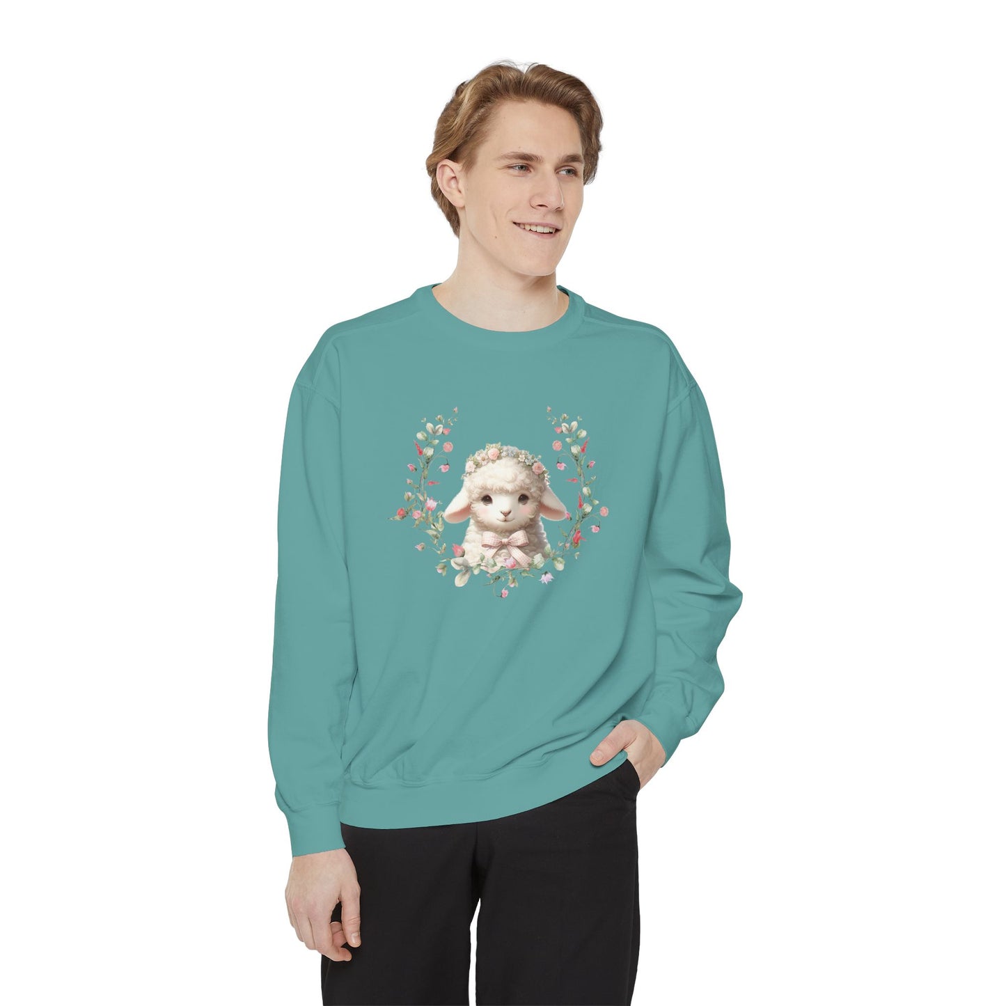 Lambs Charm Sweatshirt Coquette Sweatshirt Trendy Crewneck Aesthetic Sweatshirt Cute Sweatshirt Gift For Her Comfort Colors Sweatshirt