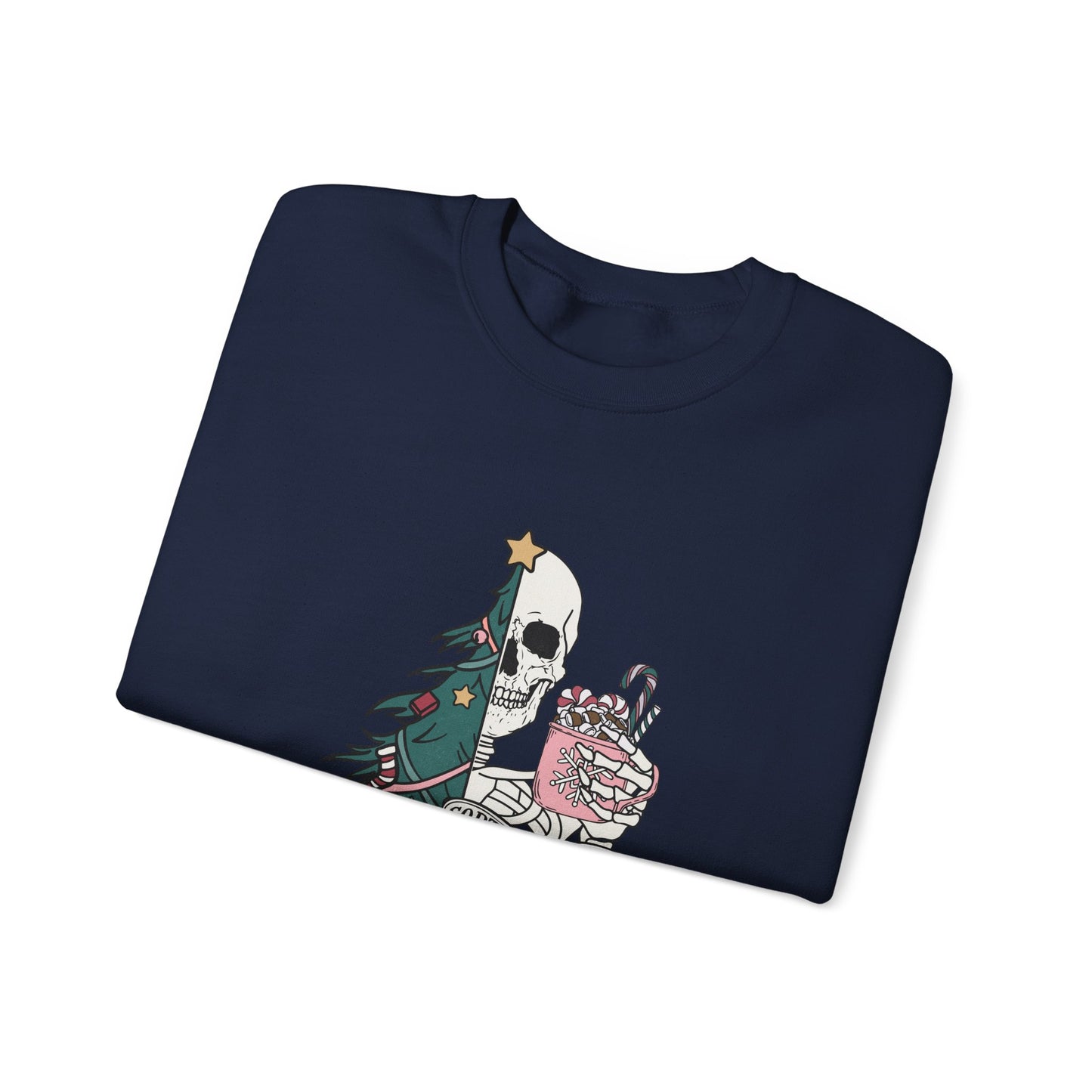Sorta Merry Sorta Scary Christmas Unisex Heavy Blend™ Crewneck Sweatshirt