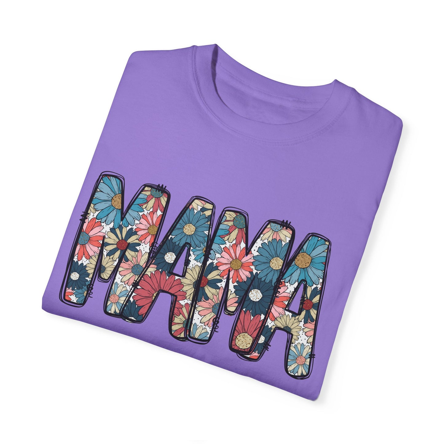 Retro Floral Mama TShirt, Retro Daisy Tee, Mothers day shirt