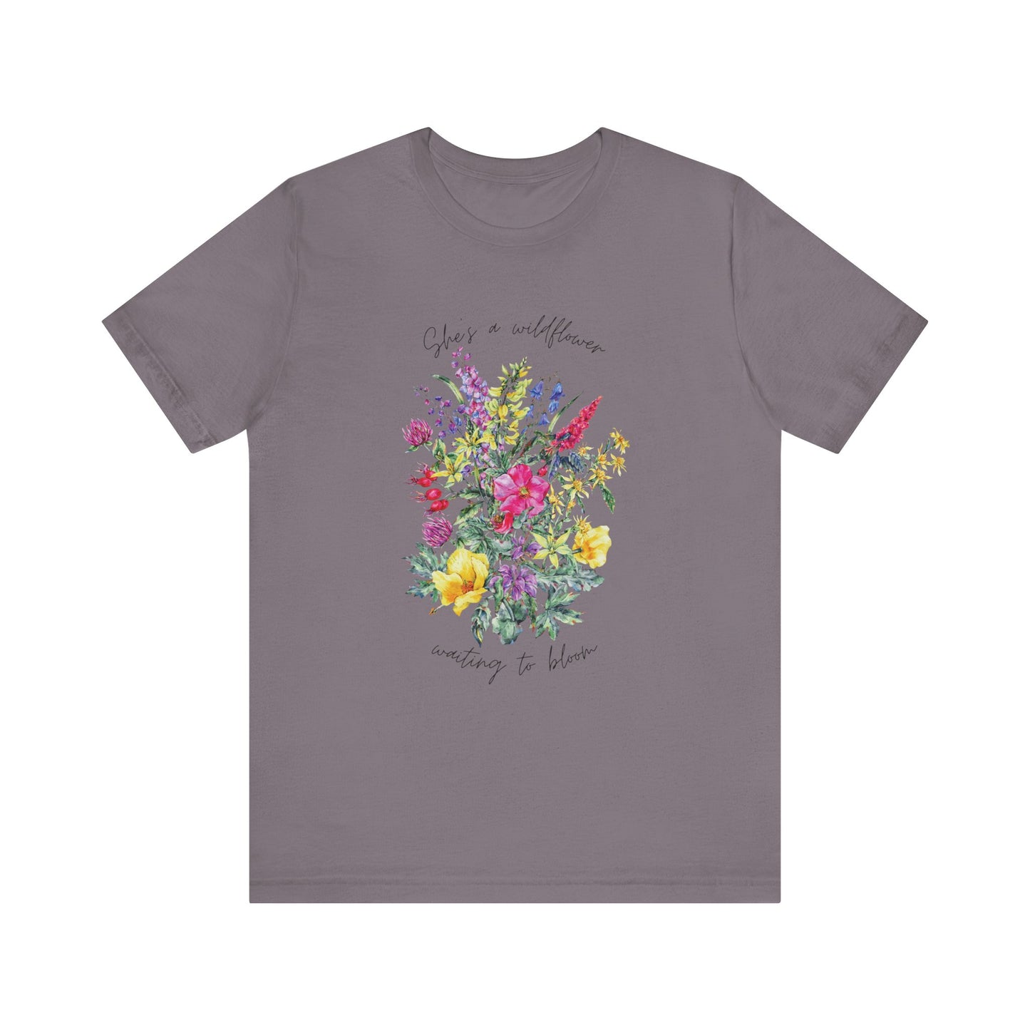 Wildflowers Shirt, Spring flowers shirt, Wildflower Tshirt, Floral Tshirt, Ladies Shirts, Garden Lover Shirt, Nature Lover Shirt
