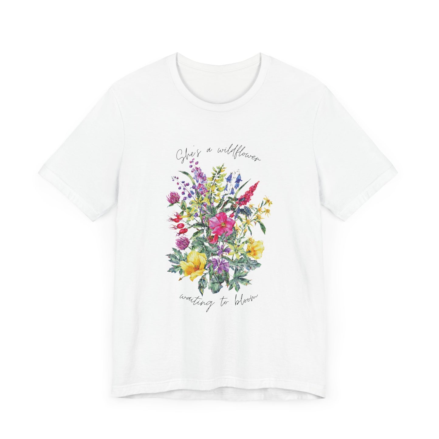 Wildflowers Shirt, Spring flowers shirt, Wildflower Tshirt, Floral Tshirt, Ladies Shirts, Garden Lover Shirt, Nature Lover Shirt