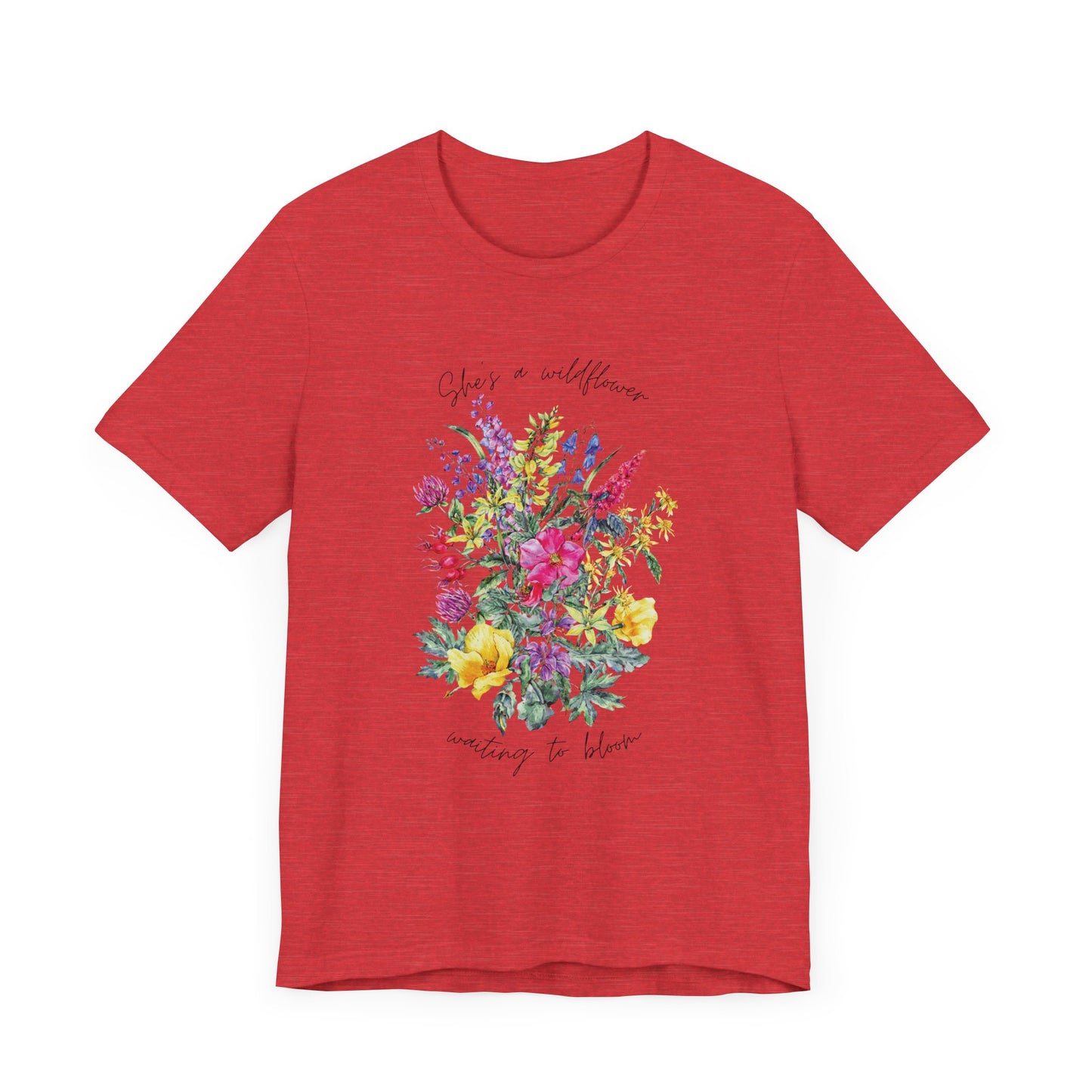 Wildflowers Shirt, Spring flowers shirt, Wildflower Tshirt, Floral Tshirt, Ladies Shirts, Garden Lover Shirt, Nature Lover Shirt
