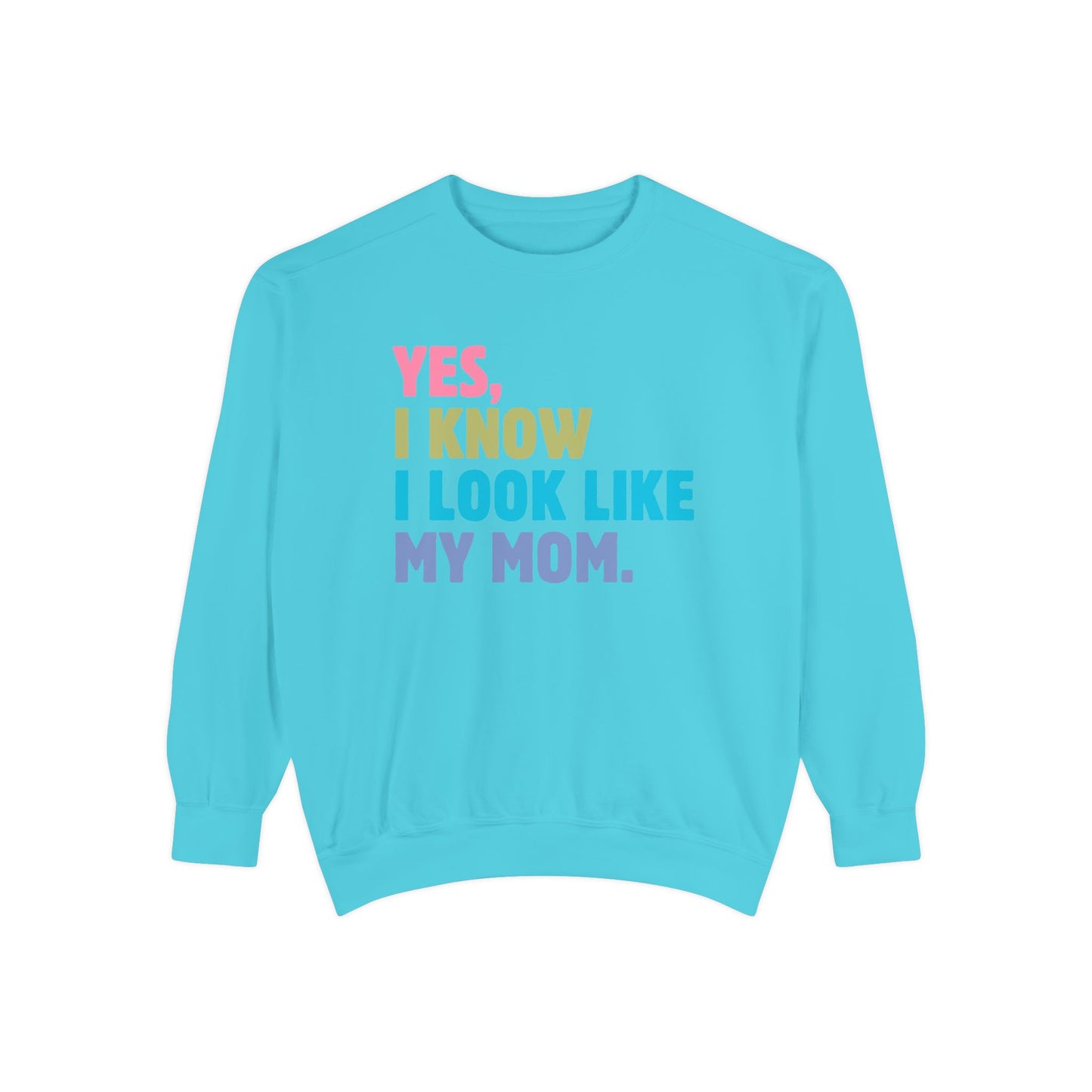 I Look Like My Mom Sweatshirt, Trendy Crewneck, Aesthetic Sweatshirt, Comfort Colors, Comfy Sweatshirt, Relaxing Sweatshirt