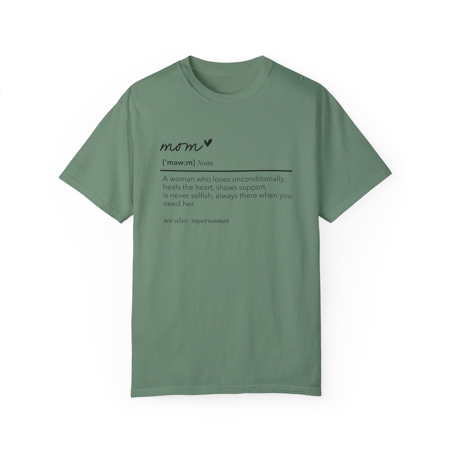 Definition of Mom shirt, summertime shirt, trendy tee, sophisticated tee, Mother's Day shirt
