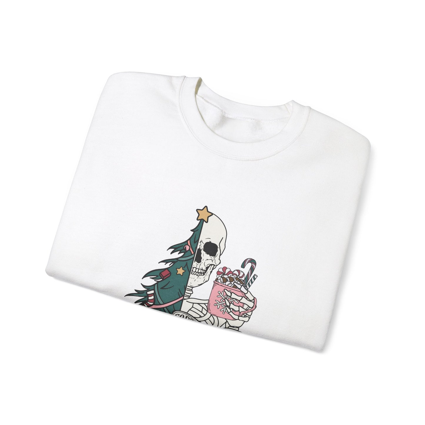 Sorta Merry Sorta Scary Christmas Unisex Heavy Blend™ Crewneck Sweatshirt