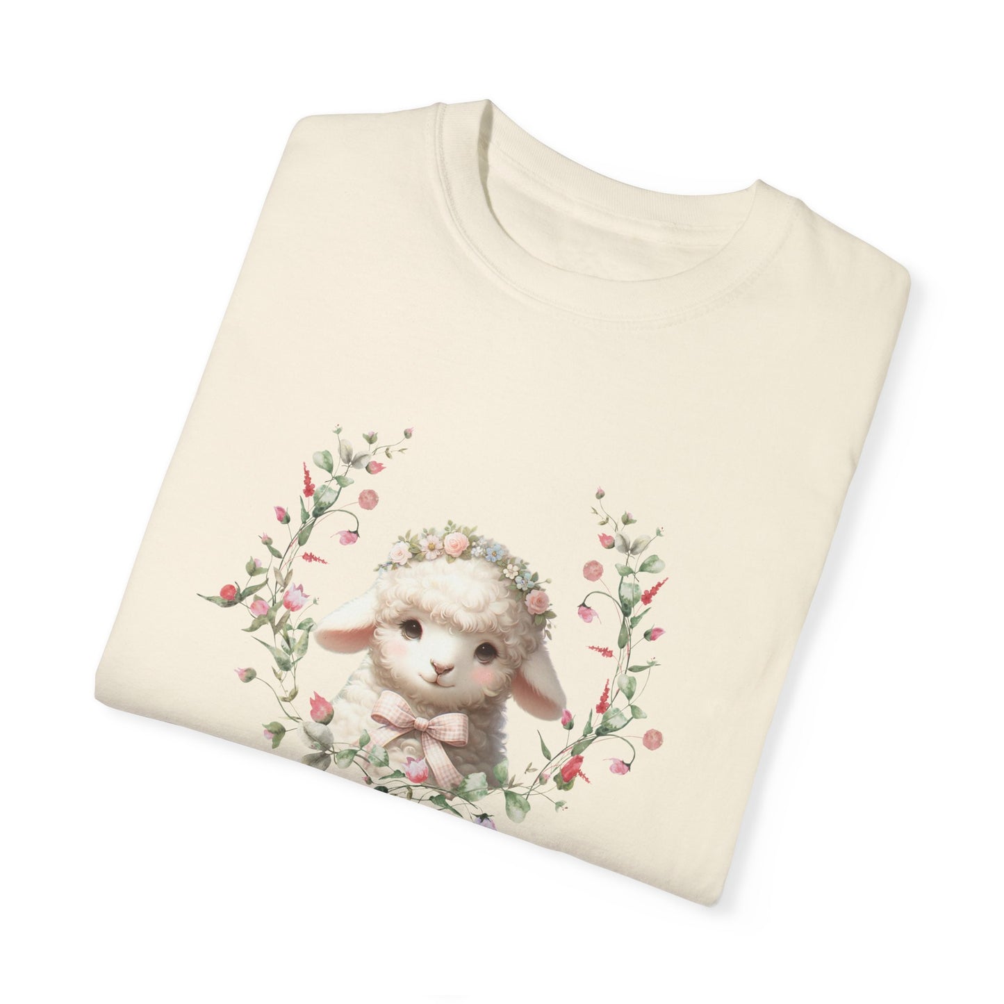 Lambs Charm T-Shirt Coquette T-Shirt Trendy Crewneck Aesthetic T-Shirt Cute T-Shirt Gift For Her Comfort Colors T-Shirt