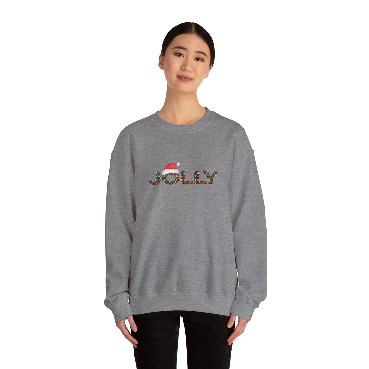 Jolly Christmas Ornaments Unisex Heavy Blend™ Crewneck Sweatshirt
