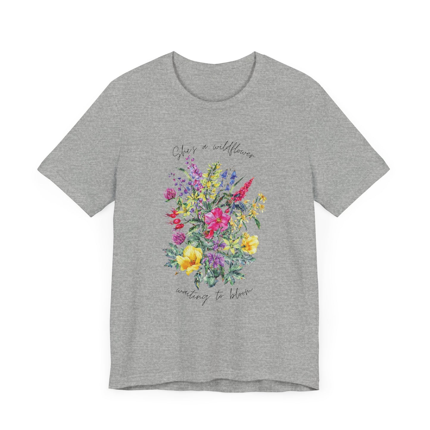 Wildflowers Shirt, Spring flowers shirt, Wildflower Tshirt, Floral Tshirt, Ladies Shirts, Garden Lover Shirt, Nature Lover Shirt
