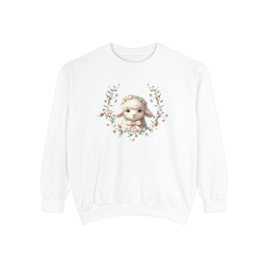 Lambs Charm Sweatshirt Coquette Sweatshirt Trendy Crewneck Aesthetic Sweatshirt Cute Sweatshirt Gift For Her Comfort Colors Sweatshirt