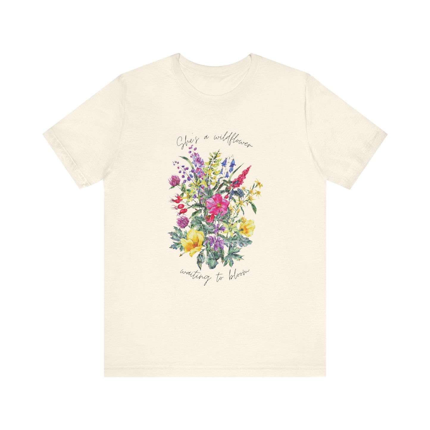 Wildflowers Shirt, Spring flowers shirt, Wildflower Tshirt, Floral Tshirt, Ladies Shirts, Garden Lover Shirt, Nature Lover Shirt
