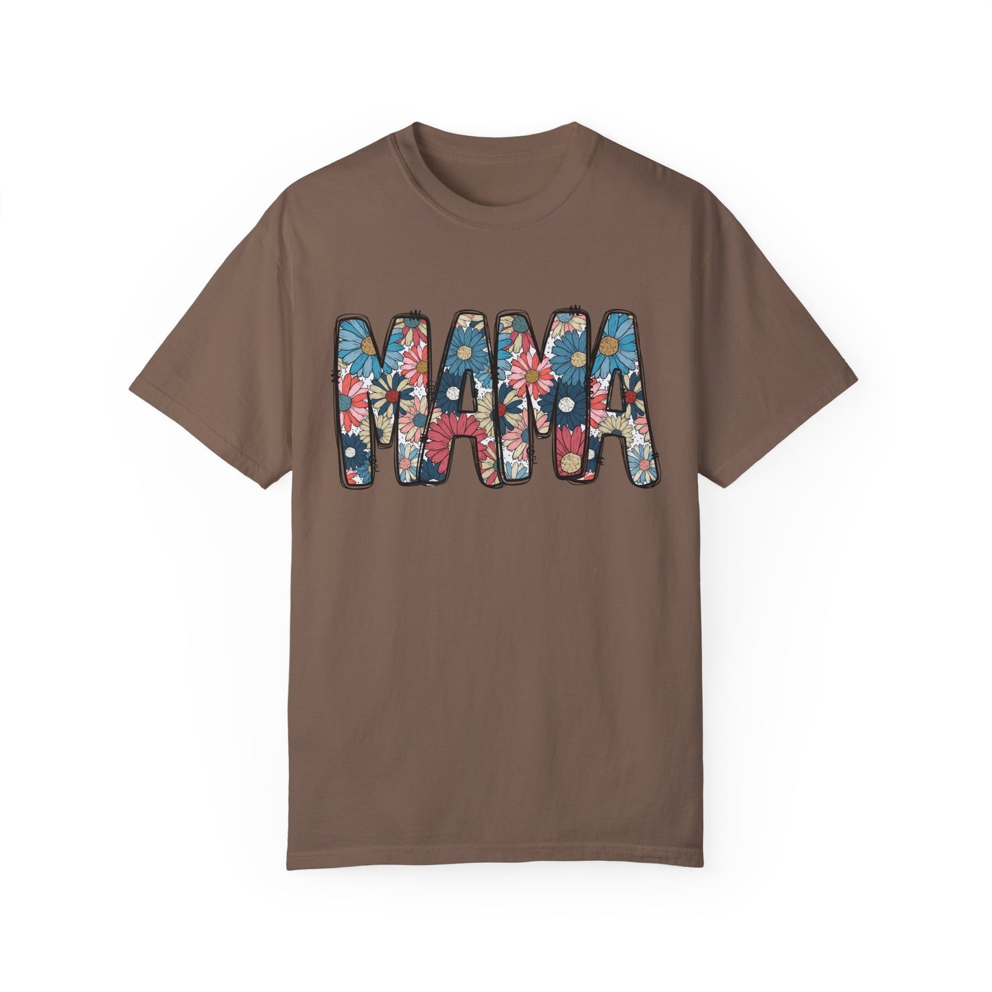 Retro Floral Mama TShirt, Retro Daisy Tee, Mothers day shirt