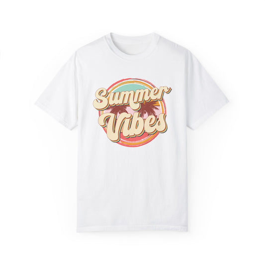 Summer vibes shirt, summertime shirt, vacation shirt, party tee, trendy tee, sophisticated tee, beach vibes tee