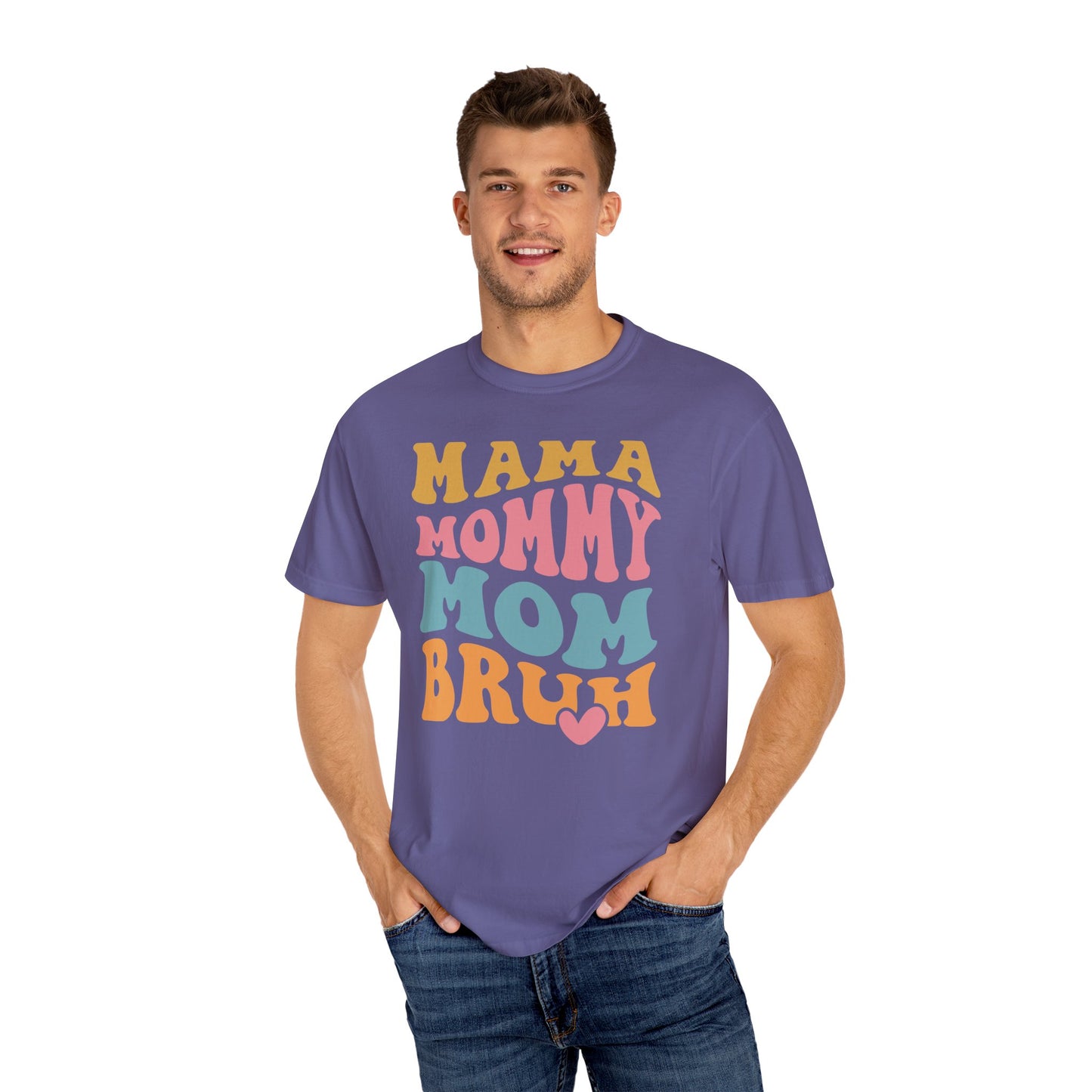 Mama Mommy Mom Bruh TShirt, Retro Font Tee, Mothers day shirt