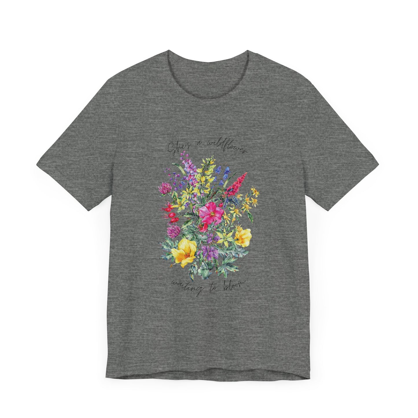 Wildflowers Shirt, Spring flowers shirt, Wildflower Tshirt, Floral Tshirt, Ladies Shirts, Garden Lover Shirt, Nature Lover Shirt