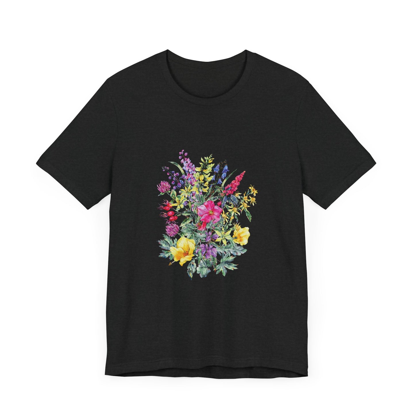 Wildflowers Shirt, Spring flowers shirt, Wildflower Tshirt, Floral Tshirt, Ladies Shirts, Garden Lover Shirt, Nature Lover Shirt