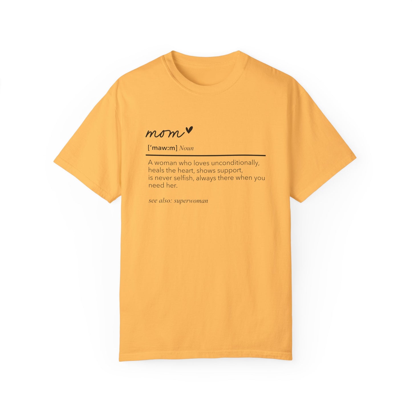 Definition of Mom shirt, summertime shirt, trendy tee, sophisticated tee, Mother's Day shirt