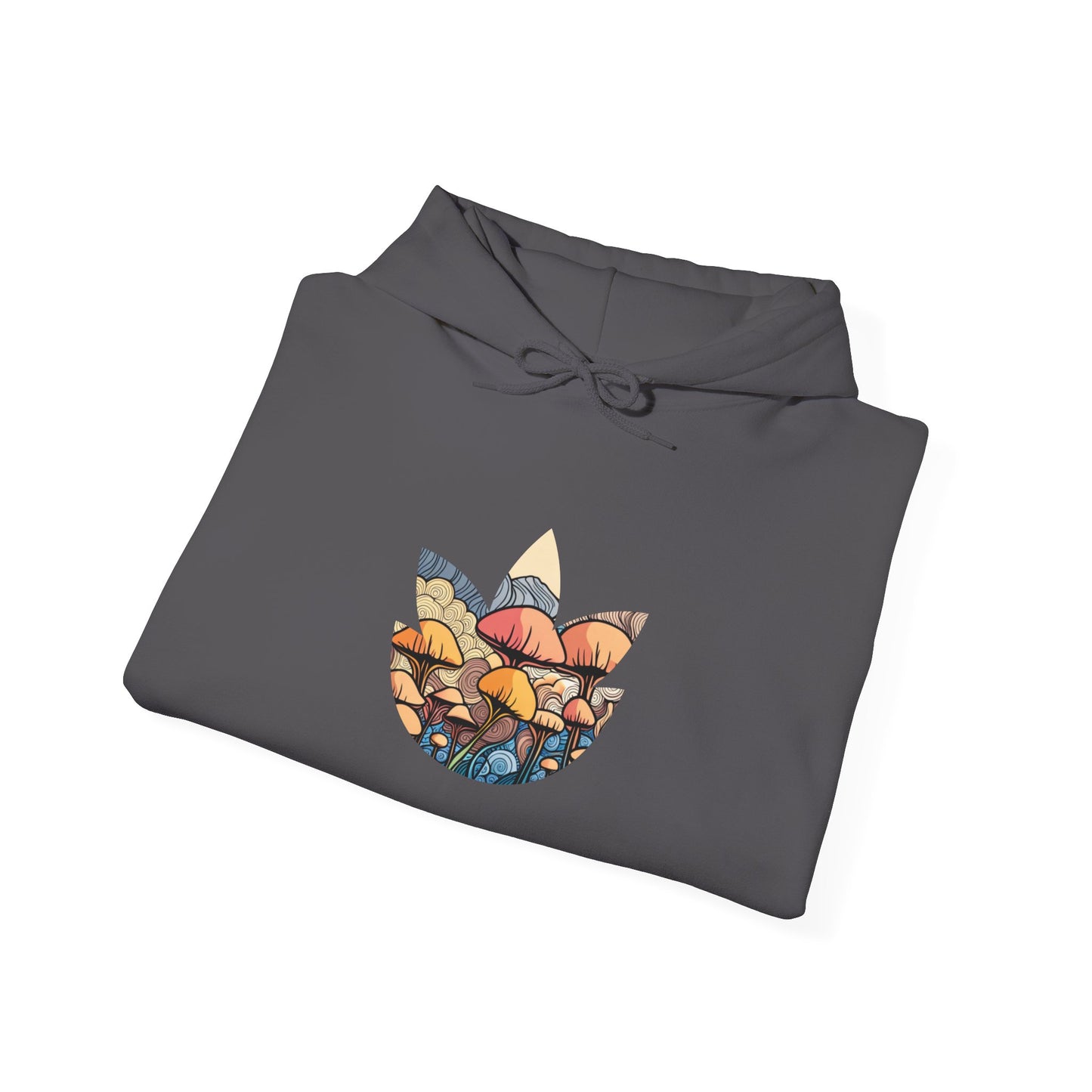 Psychedelic Mushroom Sunset Hoodie Unisex Heavy Blend™ Hooded Sweatshirt