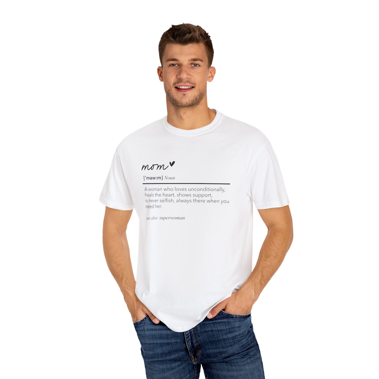 Definition of Mom shirt, summertime shirt, trendy tee, sophisticated tee, Mother's Day shirt