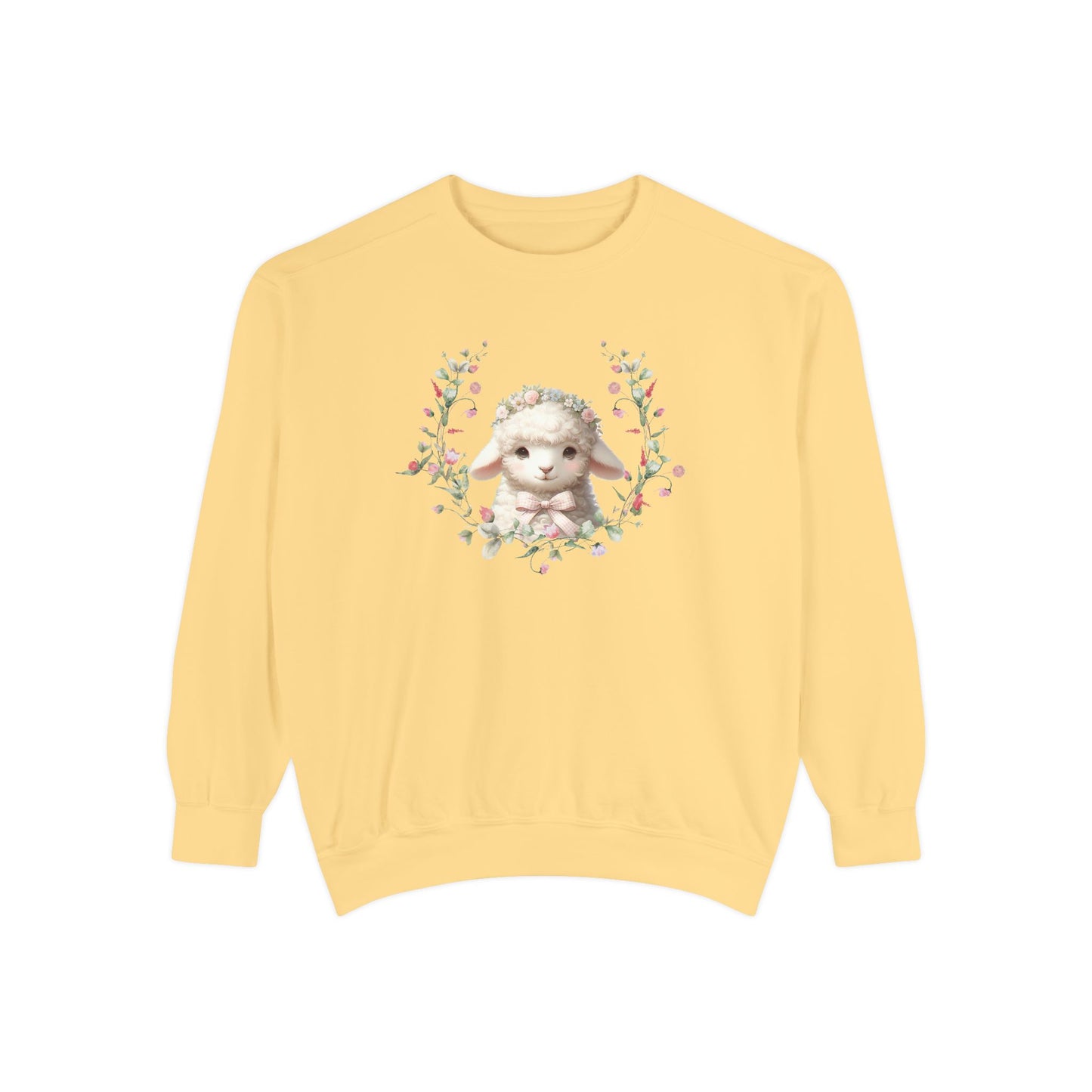 Lambs Charm Sweatshirt Coquette Sweatshirt Trendy Crewneck Aesthetic Sweatshirt Cute Sweatshirt Gift For Her Comfort Colors Sweatshirt