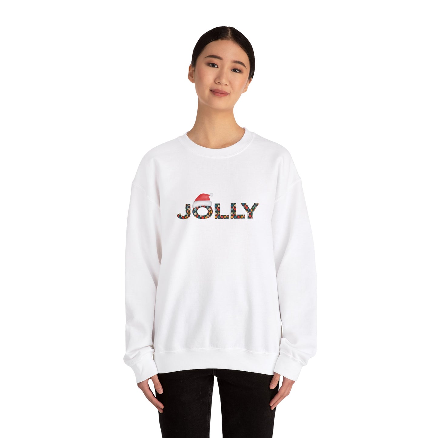 Jolly Christmas Ornaments Unisex Heavy Blend™ Crewneck Sweatshirt
