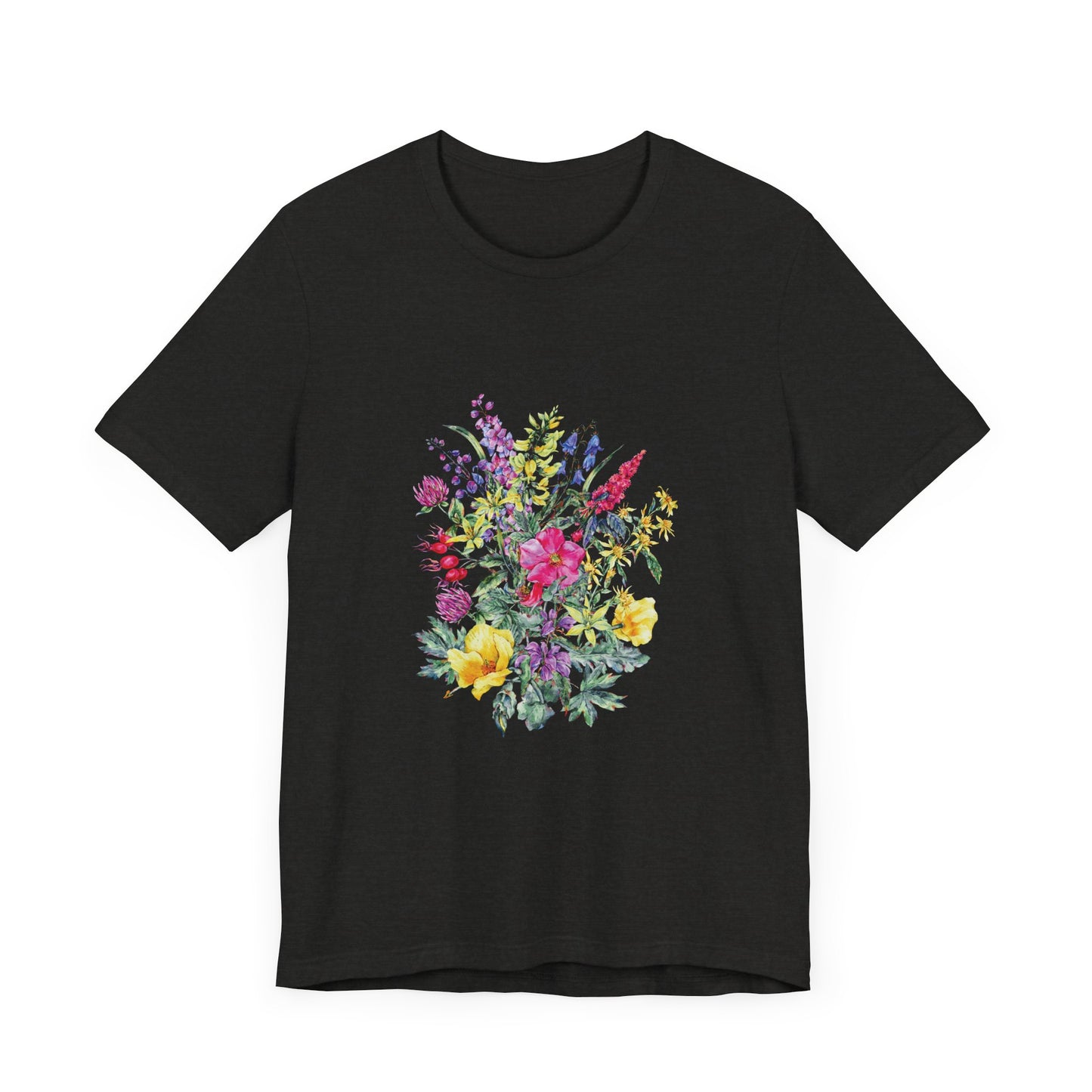 Wildflowers Shirt, Spring flowers shirt, Wildflower Tshirt, Floral Tshirt, Ladies Shirts, Garden Lover Shirt, Nature Lover Shirt