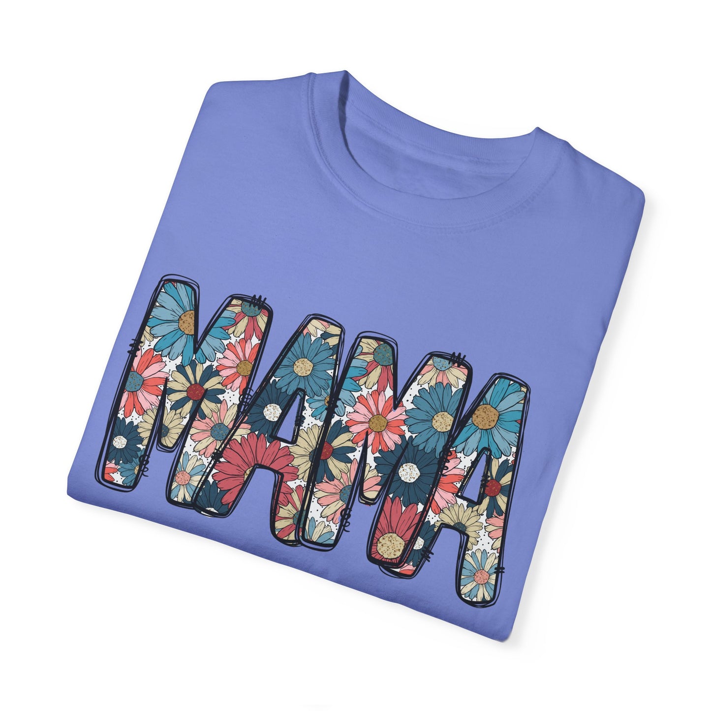 Retro Floral Mama TShirt, Retro Daisy Tee, Mothers day shirt