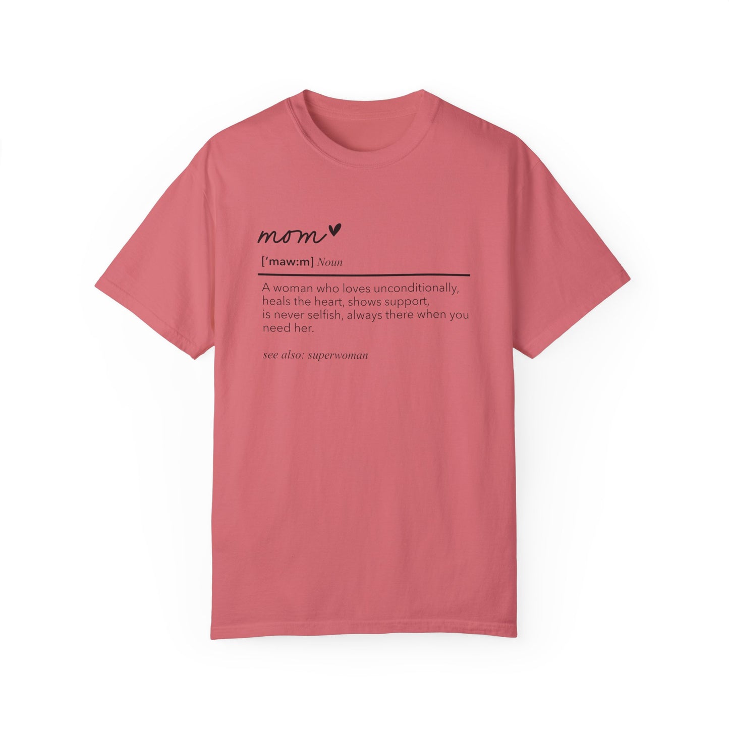 Definition of Mom shirt, summertime shirt, trendy tee, sophisticated tee, Mother's Day shirt
