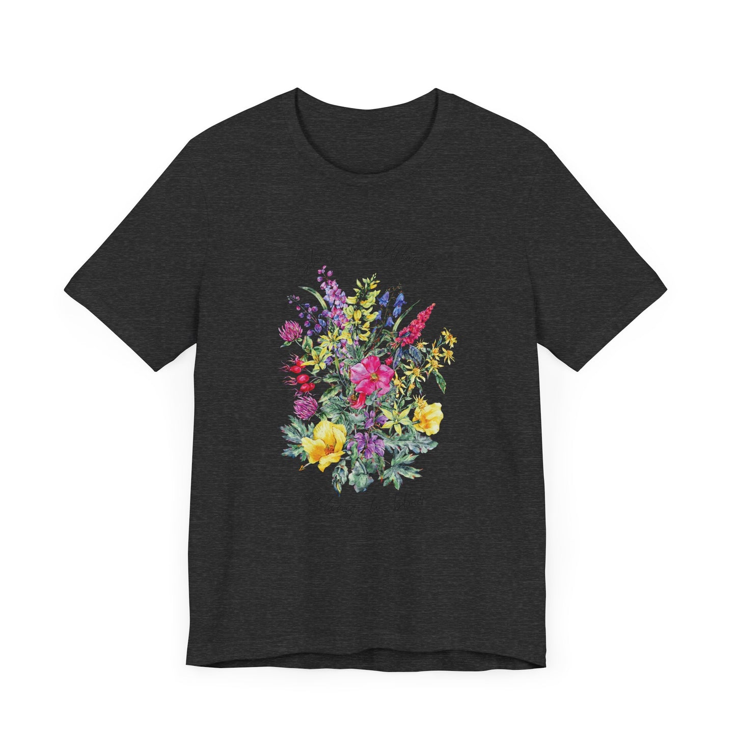 Wildflowers Shirt, Spring flowers shirt, Wildflower Tshirt, Floral Tshirt, Ladies Shirts, Garden Lover Shirt, Nature Lover Shirt