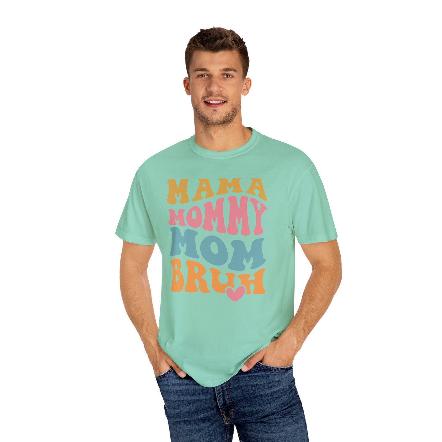 Mama Mommy Mom Bruh TShirt, Retro Font Tee, Mothers day shirt