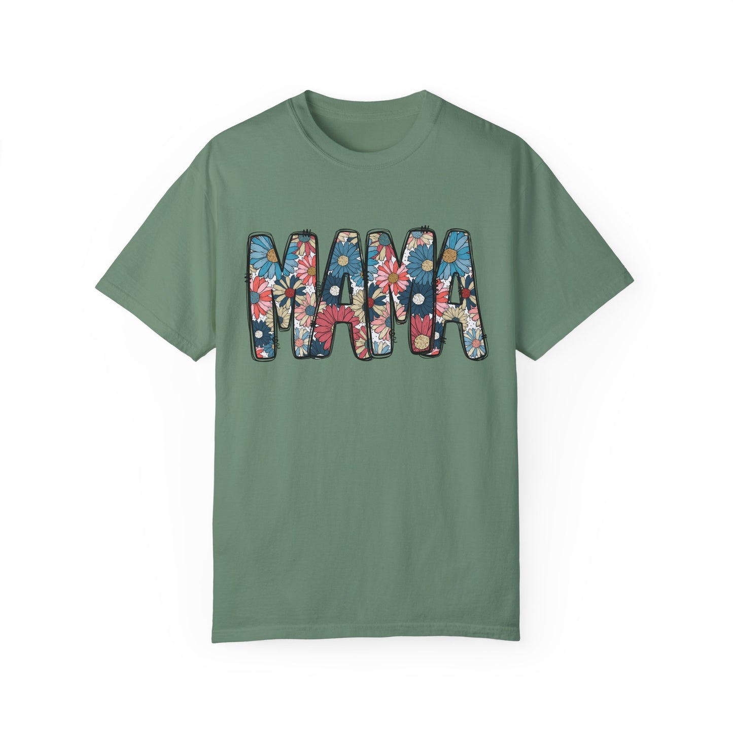 Retro Floral Mama TShirt, Retro Daisy Tee, Mothers day shirt